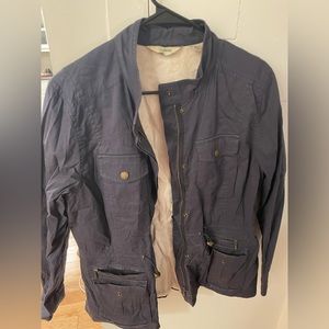 LL Bean Light Coat - Navy Blue